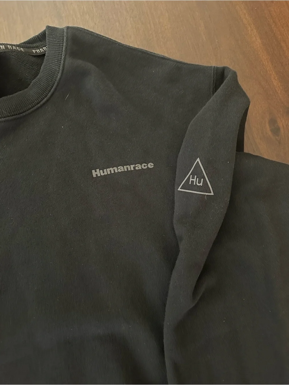 Adidas Pharrell Williams Humanrace Crewneck Sweatshirt Black Pullover Size M